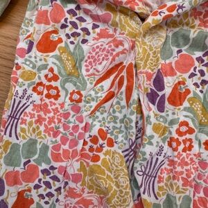 Colorful Floral Patterned Pants